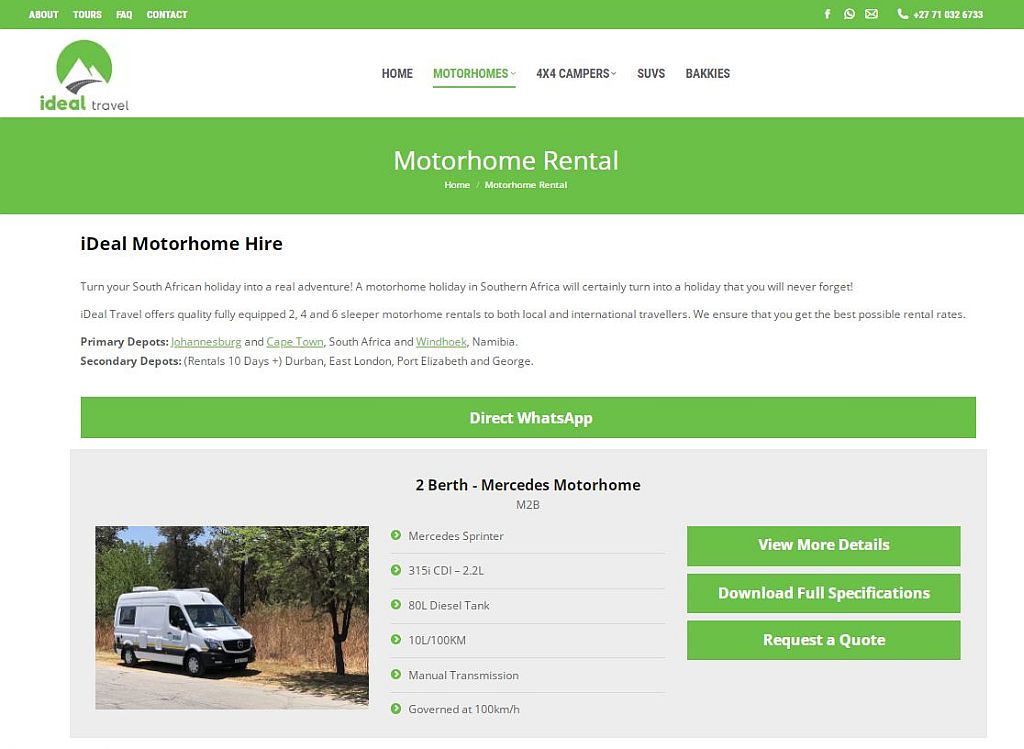 10 Best Campervan & RV Rentals in South Africa [2024]